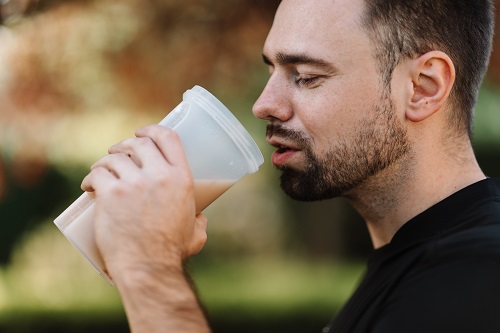 Post-workout recovery protein shakes